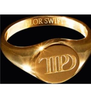 Taylor Swift official TTPD ring size 4